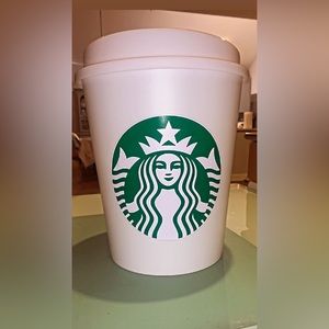 Starbucks trashcan